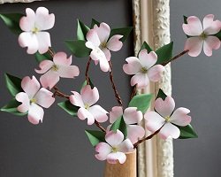 Весенние цветы из бумаги: мастер-класс