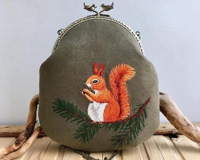 Handmade сумочки со стильной вышивкой by Александра Гольцова