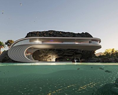 Концептуальный дизайн дома на морском побережье by Slika Studios