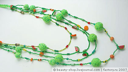 бусы украшения ручной работы