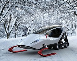 Дизайнерский снегомобиль by  Michal Bonikowski