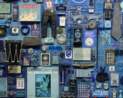 Современное искусство в синем цвете by Bob Melet