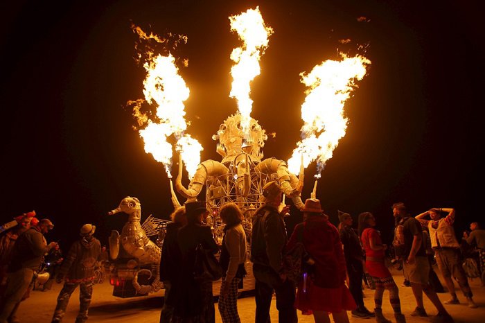 Фестиваль Burning Man 2015 в Неваде