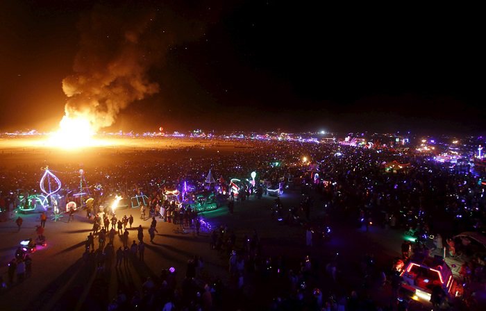 Фестиваль Burning Man 2015 в Неваде