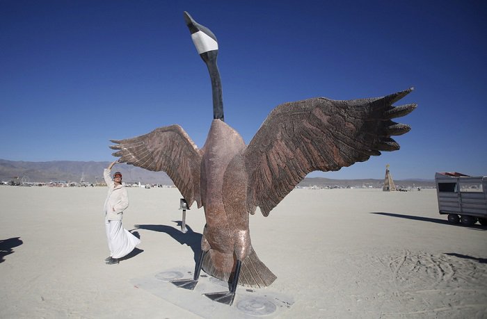 Фестиваль Burning Man 2015 в Неваде
