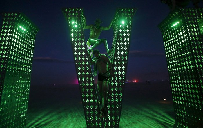 Фестиваль Burning Man 2015 в Неваде