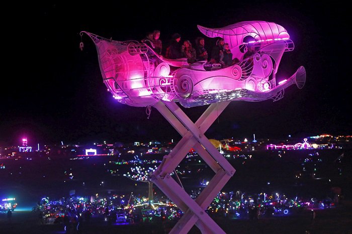 Фестиваль Burning Man 2015 в Неваде