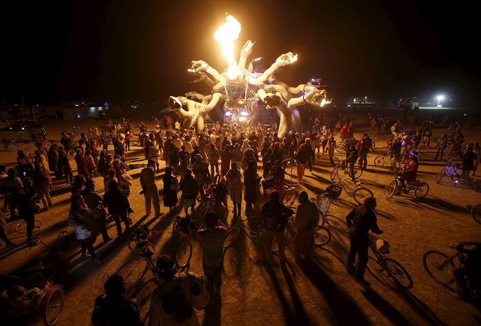 Фестиваль Burning Man 2015 в Неваде