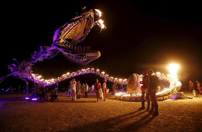 Фестиваль Burning Man 2015 в Неваде