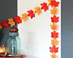 10 идей для декора из опавших листьев