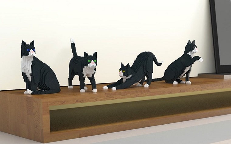 Lego-кошки от копании JEKCA