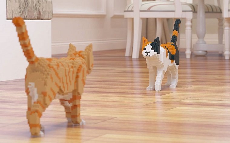 Lego-кошки от копании JEKCA