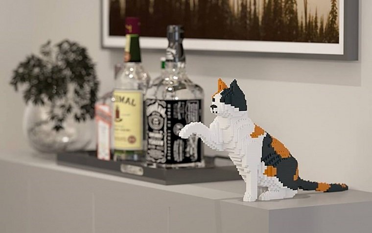 Lego-кошки от копании JEKCA