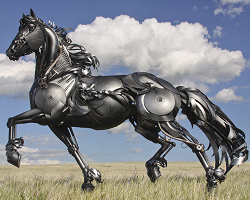 Скульптуры животных из металла by John Lopez