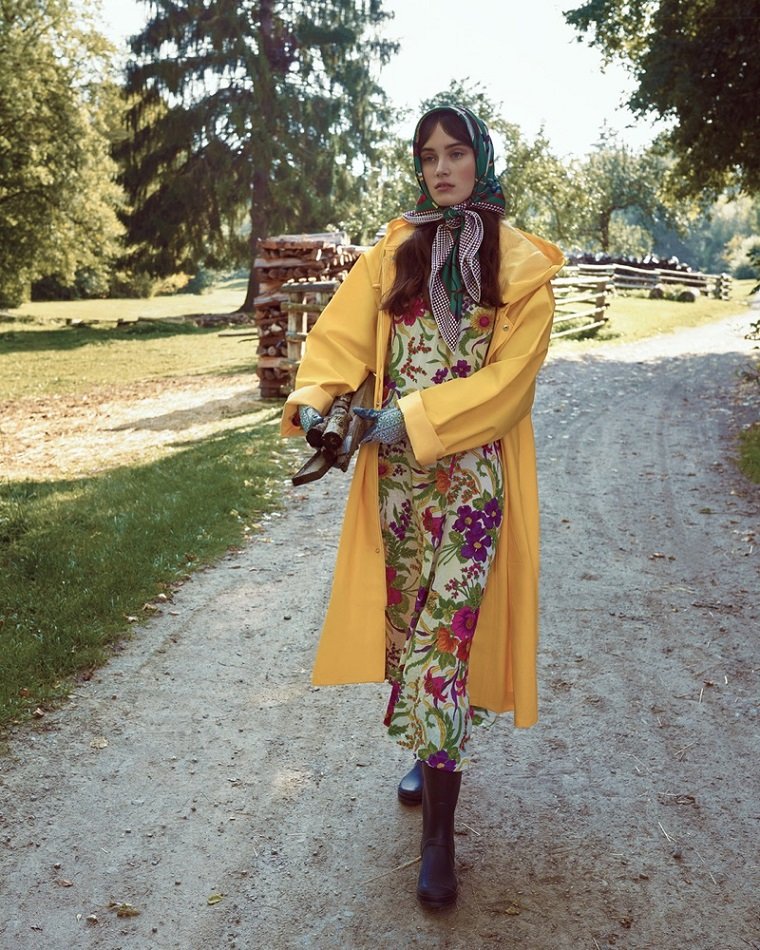 Деревенская жизнь на обложке Harpers Bazaar Czech
