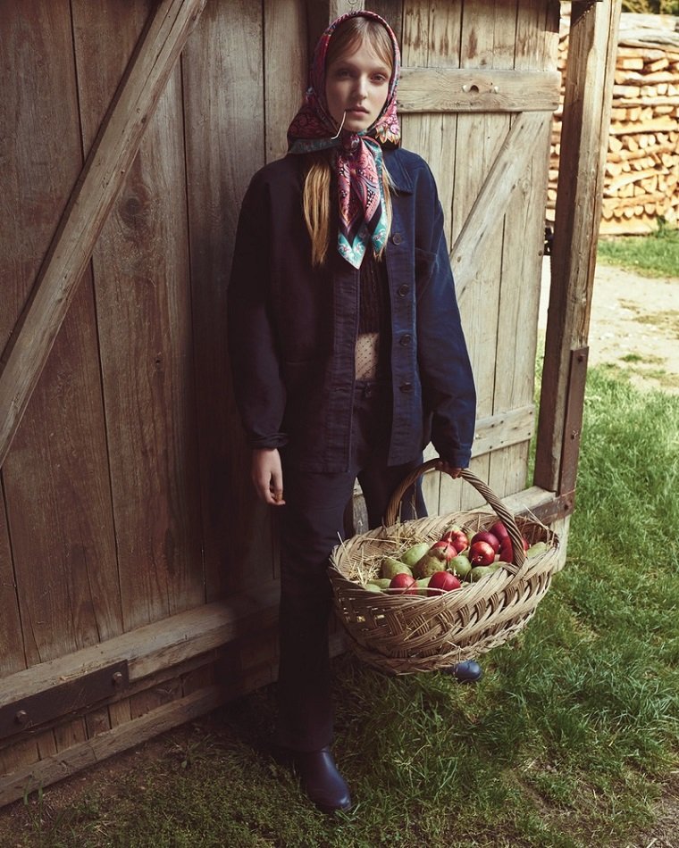Деревенская жизнь на обложке Harpers Bazaar Czech