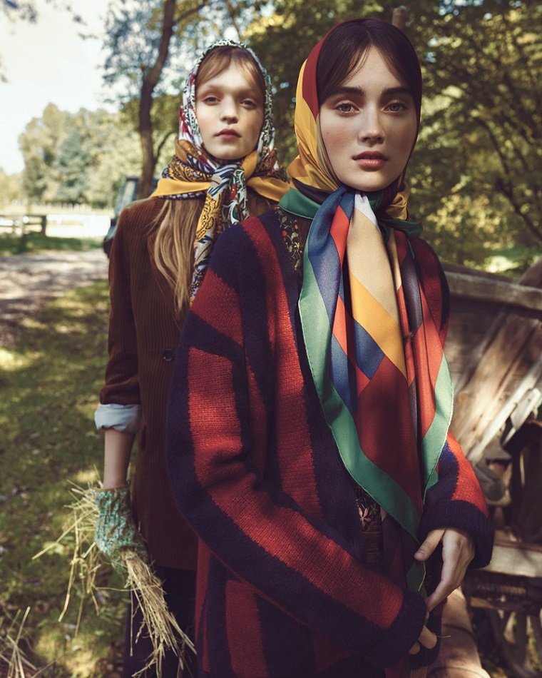 Деревенская жизнь на обложке Harpers Bazaar Czech