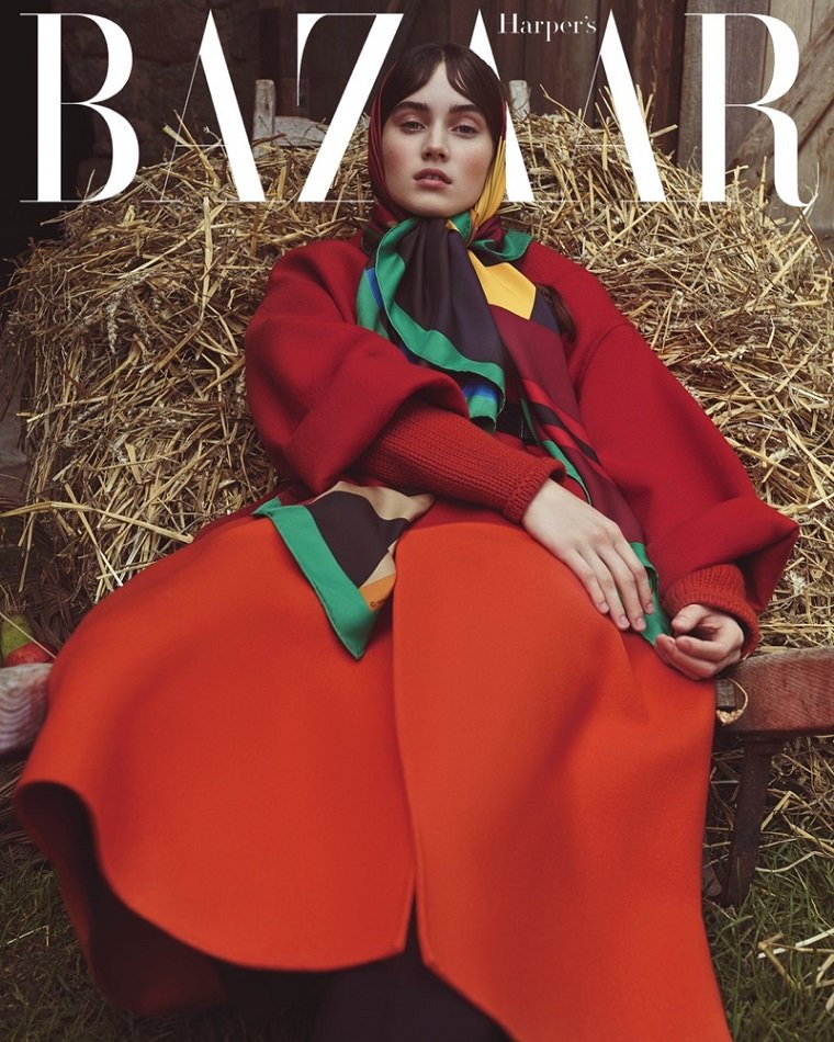 Деревенская жизнь на обложке Harpers Bazaar Czech