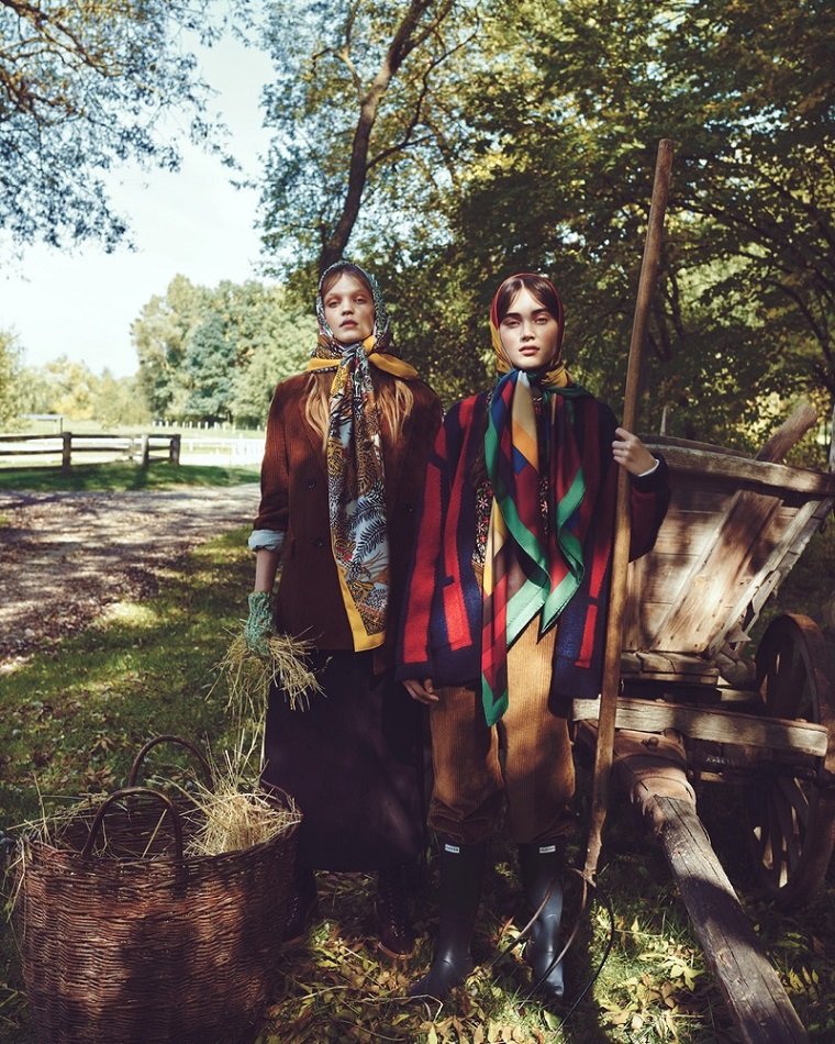 Деревенская жизнь на обложке Harpers Bazaar Czech