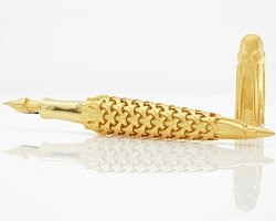 Золотая ручка в технике 3D-печати