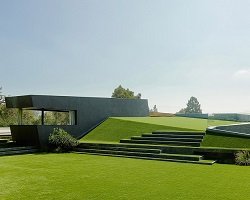Дизайнерский дом с травяной крышей