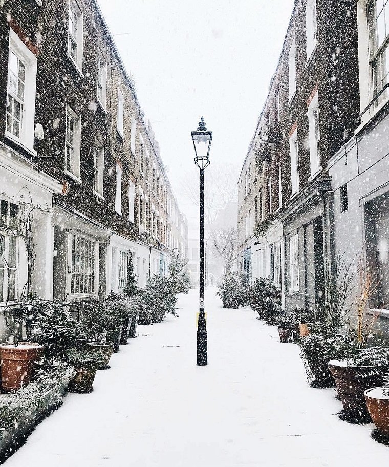 Лондон в снегу