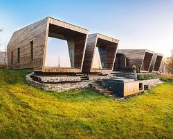 Современный дом для отдыха на просторах Норвегии