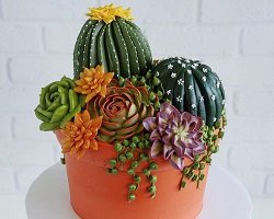 Food-дизайн сладостей в цветочном стиле