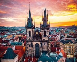 Волшебная Прага с высоты птичьего полета