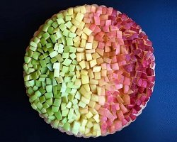 Геометрические формы и цветовые переходы в food-дизайне by Lauren Ko