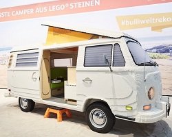 Ретро модель Volkswagen из 400 тыс деталей LEGO