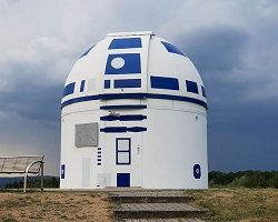 Немецкая обсерватория в стиле героя «Звездных войн»