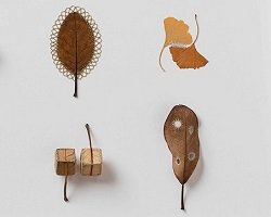 Вязание крючком на листьях by Susanna Bauer