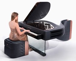 Гибридное пианино Exxeo – углеродное волокно и чистый звук