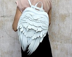 Дизайнерские рюкзаки с крылышками by KrukruStudio