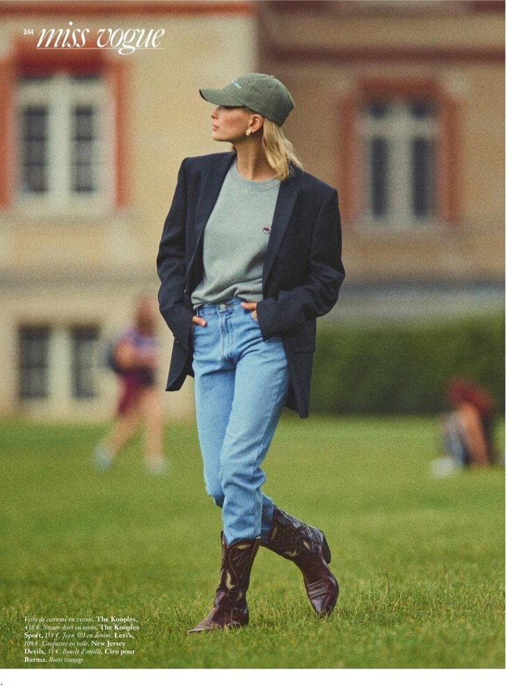 Спортивная горожанка Hailey Baldwin на страницах Vogue