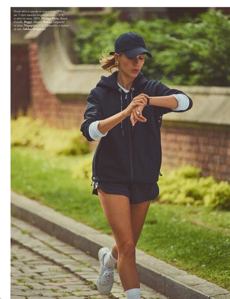 Спортивная горожанка Hailey Baldwin на страницах Vogue