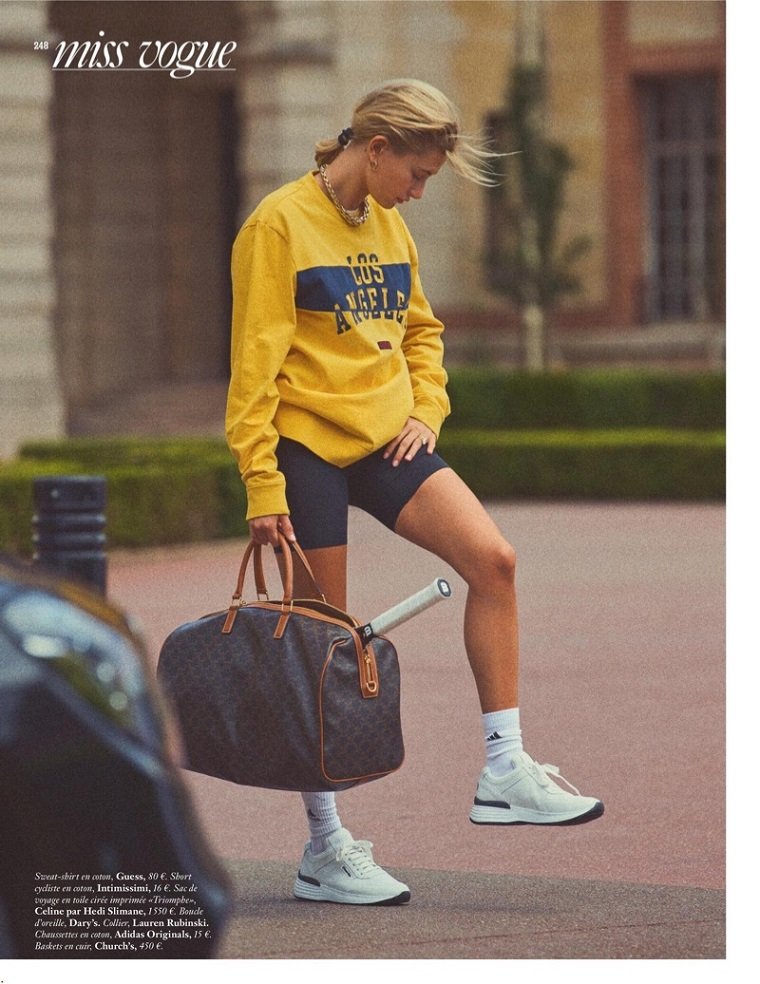 Спортивная горожанка Hailey Baldwin на страницах Vogue