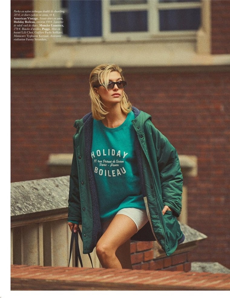 Спортивная горожанка Hailey Baldwin на страницах Vogue