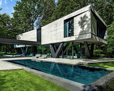 Дизайнерский дом для отдыха в современном стиле
