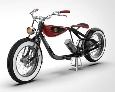 Электро-вариант мотоцикла Harley-Davidson by Carota Design