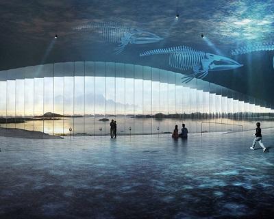 Уникальный комплекс в форме кита на севере Норвегии