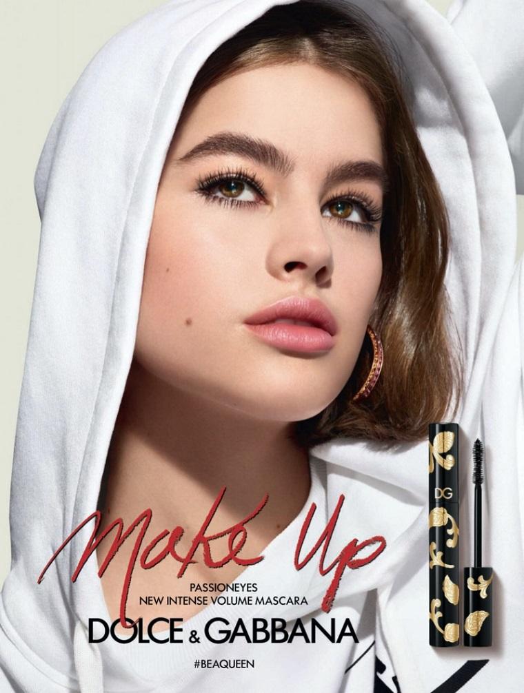 Очаровательная Lily Jean Harvey в рекламе новой туши от Dolce Gabbana