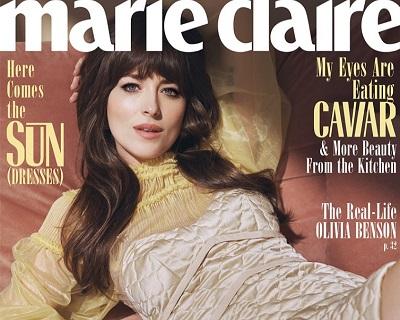 Ретро образы Дакоты Джонсон для обложки Marie Claire