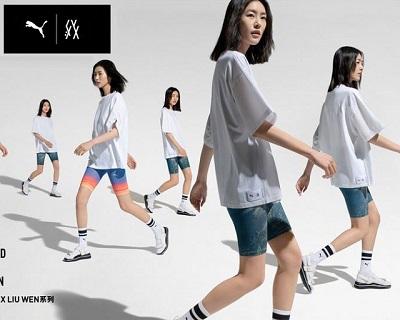 Новая коллекция спортивной одежды от бренда PUMA и модели Лю Вэнь