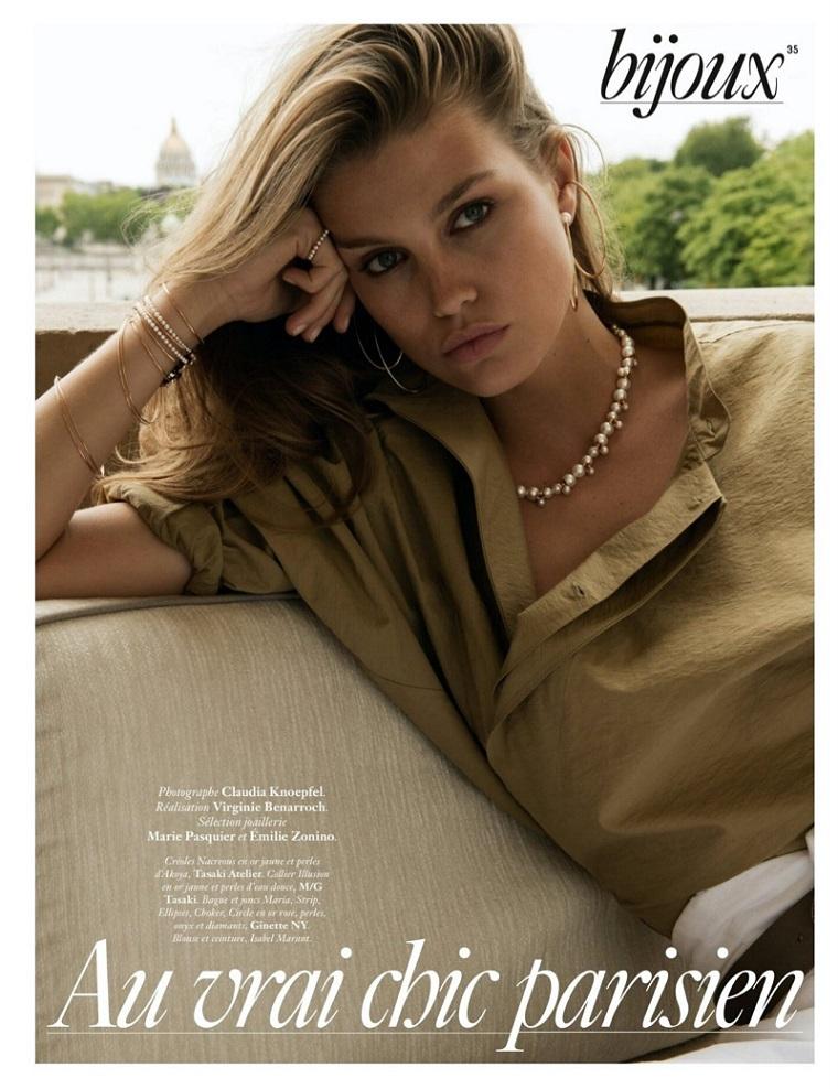 Стильные образы Luna Bijl на глянцевых страницах Vogue Paris