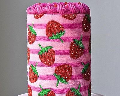 Фуд-дизайн ручной работы – удивительные узоры на тортах