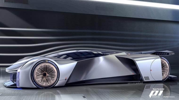 Виртуальный концепт гоночного авто P1 от Fordzilla