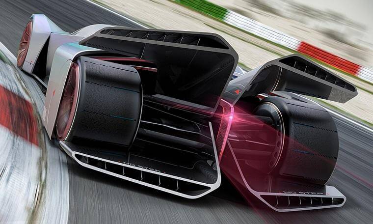 Виртуальный концепт гоночного авто P1 от Fordzilla