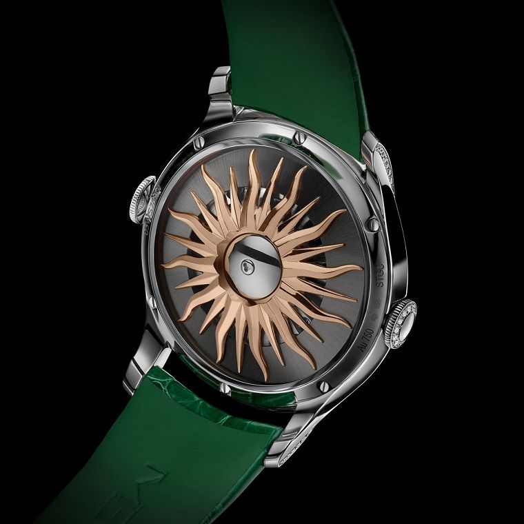 Стильные наручные часы с бриллиантами для прекрасных леди от MB&F